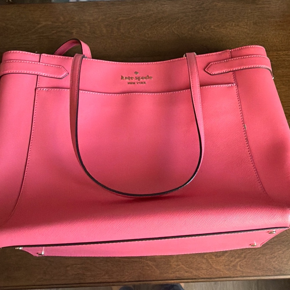 kate spade Coral Pink Leather Tote